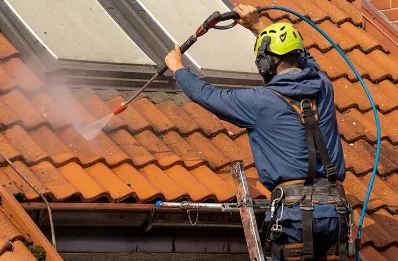 Démoussage et hydrofuge de toiture à Puylausic